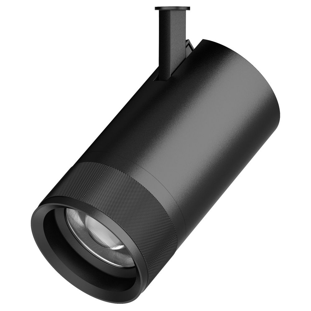 Светильник профессиональный тушка BARRA/QUATTRO высокого качества света с углом рассеивания 20-55G *9,4*18 см, *40W, 2700-4200-6000K, Lightstar Canno Pro 304407, Черный