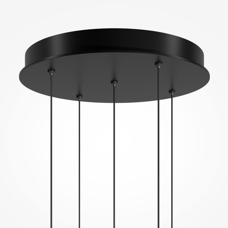 Каскадная люстра 36*36*360 см, LED*16W, 3000K, Maytoni Bubble Dream MOD383PL-L16BBS3K, черный