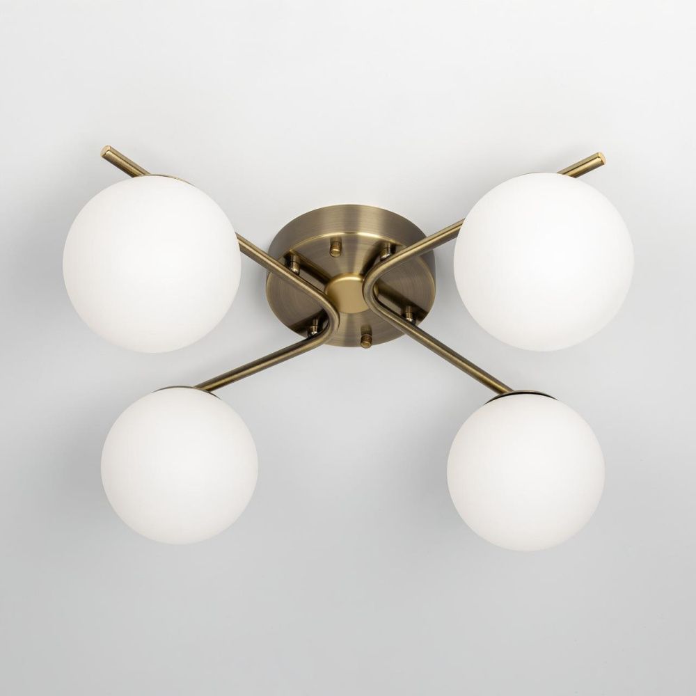 Потолочная люстра 45 см, 48W, 3000-5500K+RGB, Citilux Адам смарт CL228A143, бронза