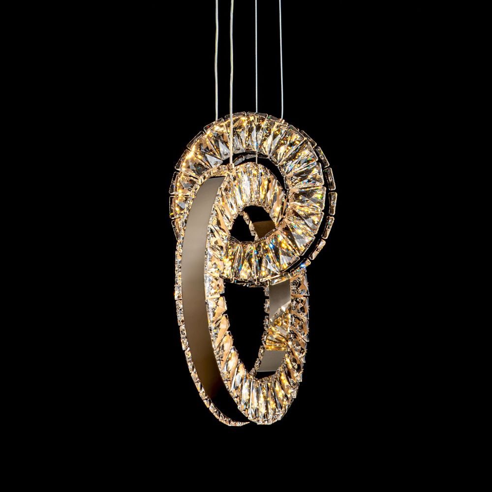 Подвесной светильник 32 см, 15W, 3000-6000K, MODELUX ML.9041.400 GD, золото