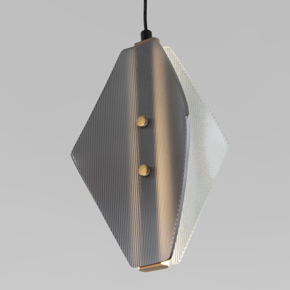 Светильник 14 см, 8W, 4000K, Eurosvet 4690389218682, черный-латунь