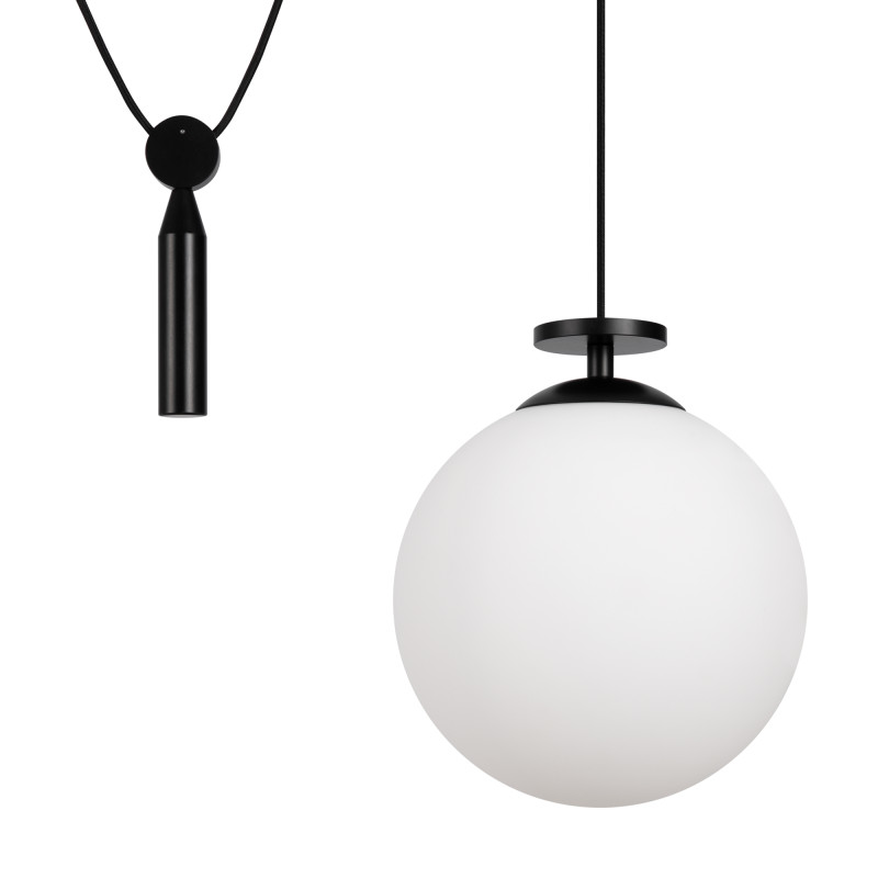 Светильник 20 см, Freya Impulse FR5221PL-01B, черный