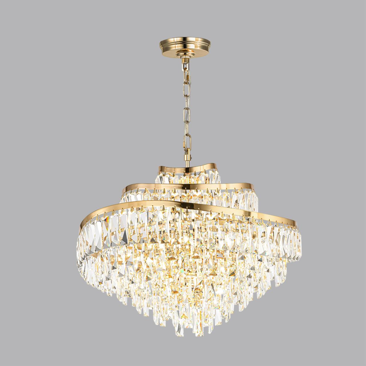 Люстра 55*55*130 см, 12 E14*40W, Odeon Light Wayta, золотой 5073/12