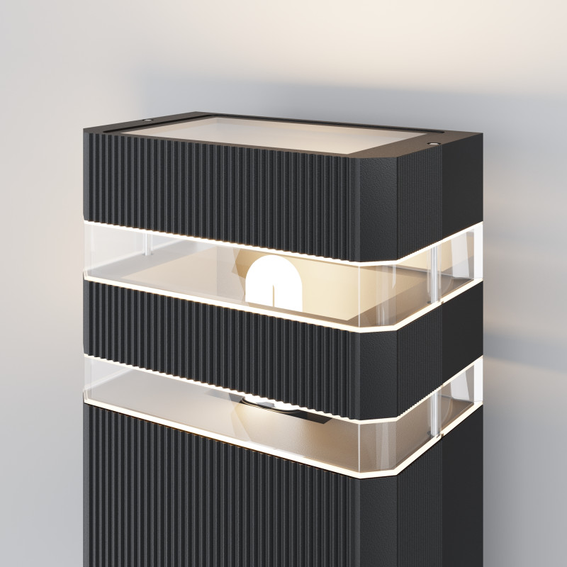  Уличный настенный фонарь Maytoni Unter den Linden O578WL-01B, черный