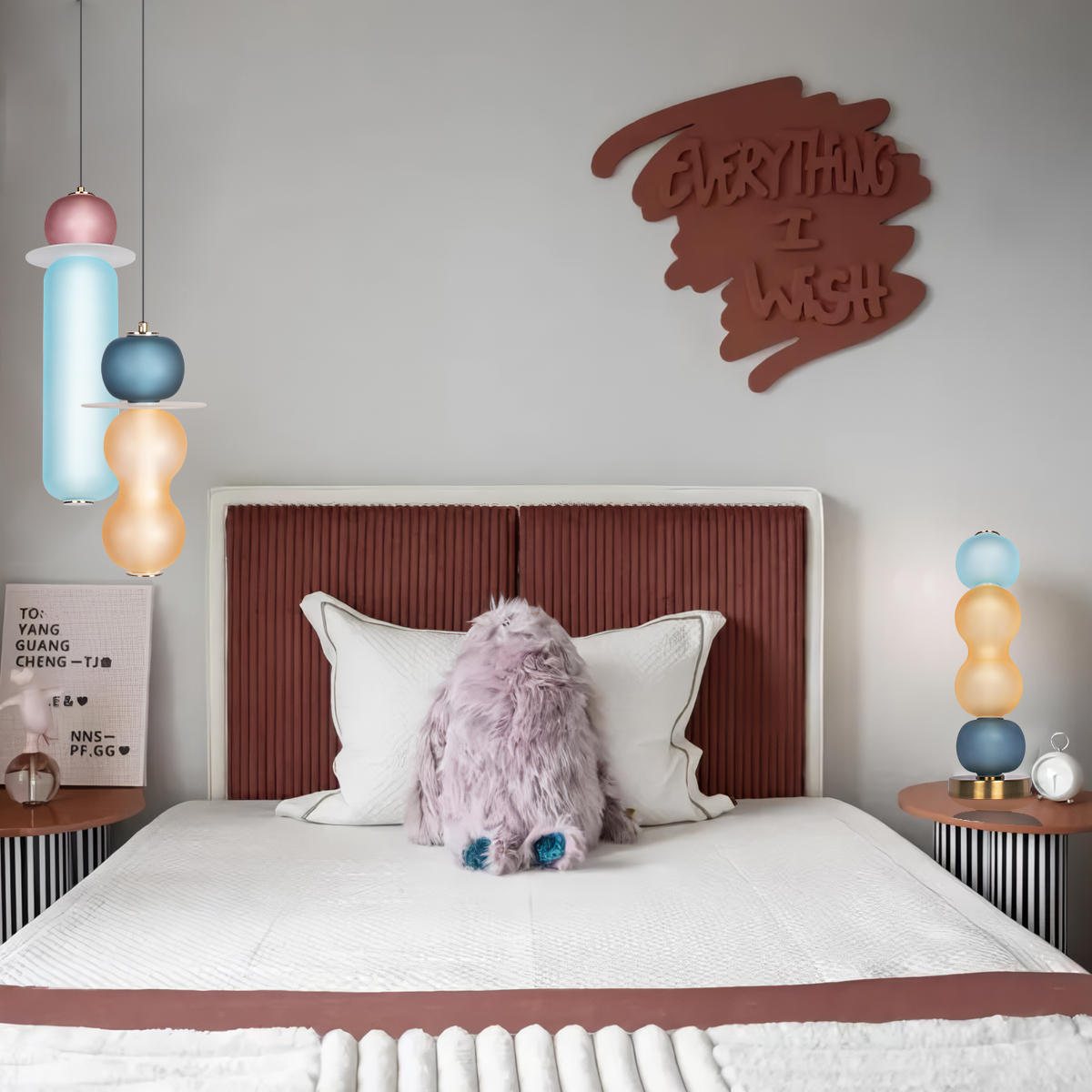 Настольная лампа 38 см, 9W, 3000K, Loft It Lollipop 10239T/B, золото