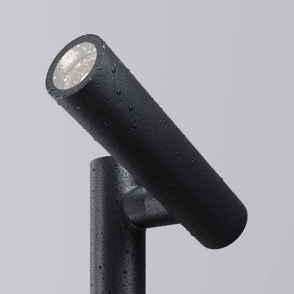 Парковый светильник 160 см, 30W, 3000K, Maytoni Torq O494FL-L30B3K, черный
