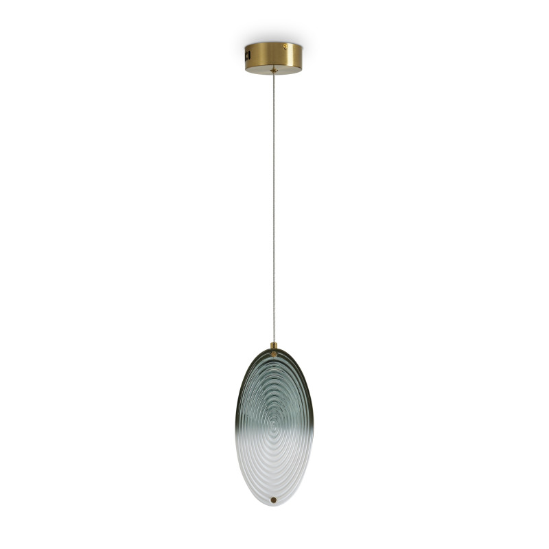 Светильник 14 см, 8W, 3000L, Freya Lolli FR6139PL-L8BS1, латунь