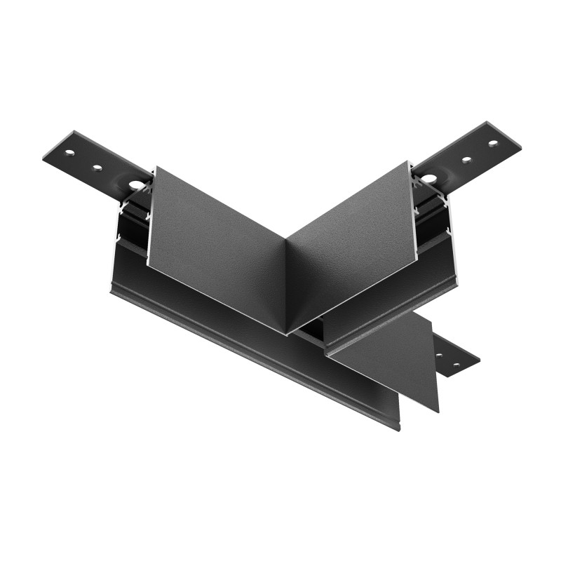 Коннектор Т-образный накладной Maytoni Technical Magnetic track system Exility TRA034CT-41B черный IP 20