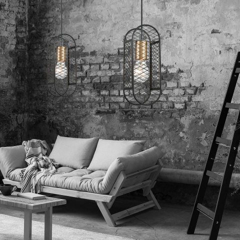 Подвесной светильник  10*149 см, 1*E27 черный, золото Vele Luce City VL6342P01