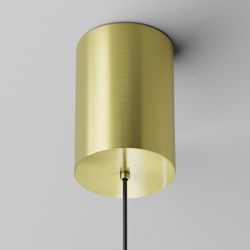 Светильник 19 см, 12W, 3000K, Maytoni Plato P076PL-L12W3K-BS, латунь
