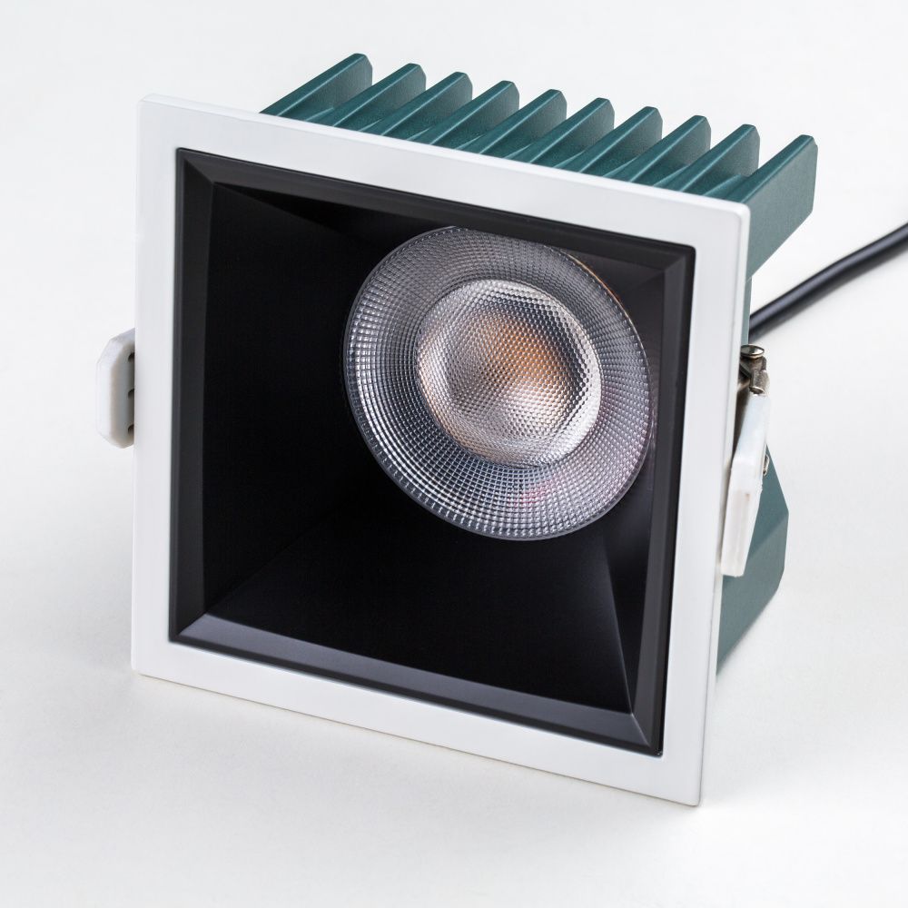 Светильник светодиодный  IP65 9*9*- см, LED*W, 4000K, Lightstar Ciclone 385247, Черный; Черный матовый