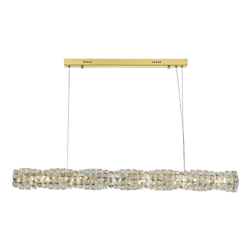 Светильник подвесной * см, LED*1*30W, 3000K, St Luce Espira SL6010.203.30, Золотистый