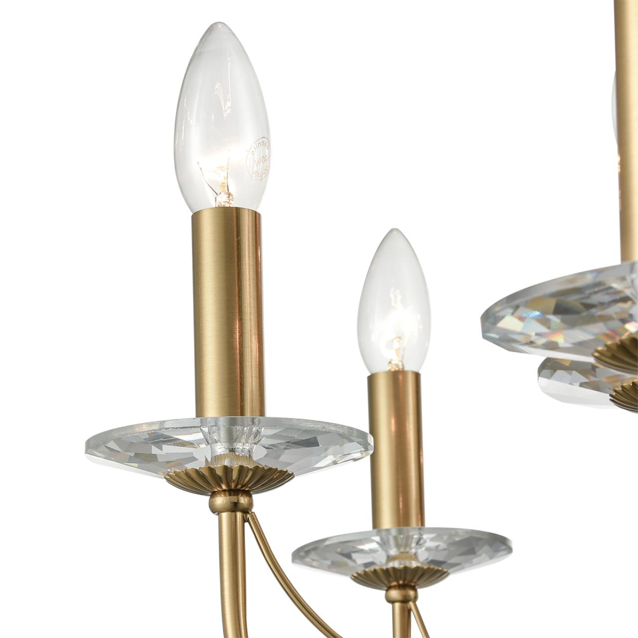 Люстра подвесная 80*95 см, 16*E14 Lumion Incanto 8033/16 медь