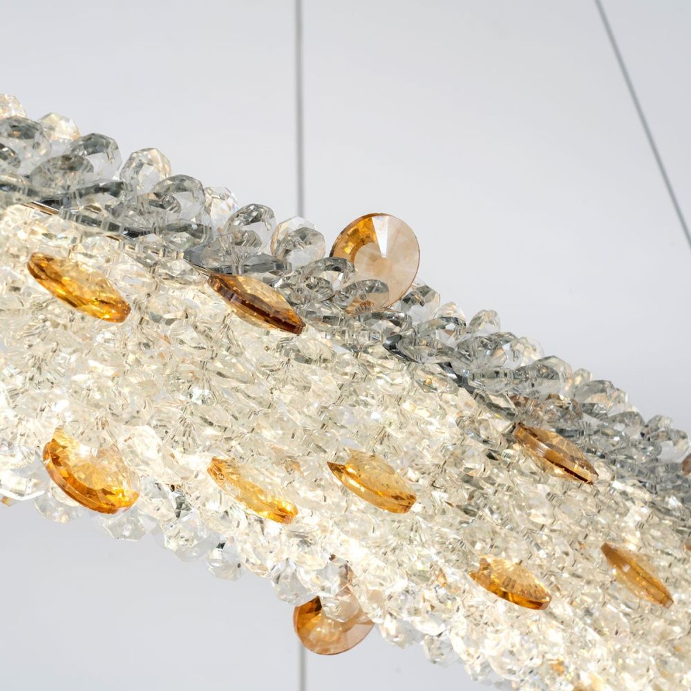 Подвесной светильник 120*53*35/140 см, LED 90W 3000-6000K MODESTYLE MS.5006.1200 GD золото