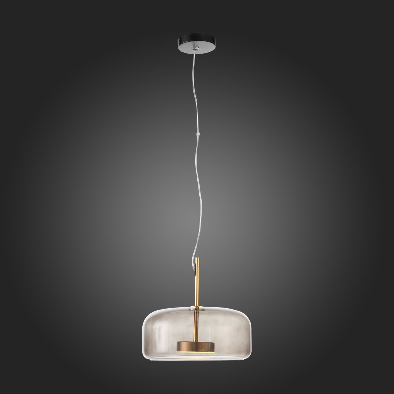 Светильник подвесной 33 см, 9W 3000K ST LUCE PALOCHINO SL1053.243.01 Золотистый