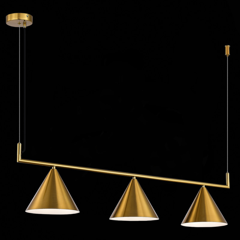Светильник подвесной 20*100 см, St luce Dizzie SL1007.203.03 Латунь