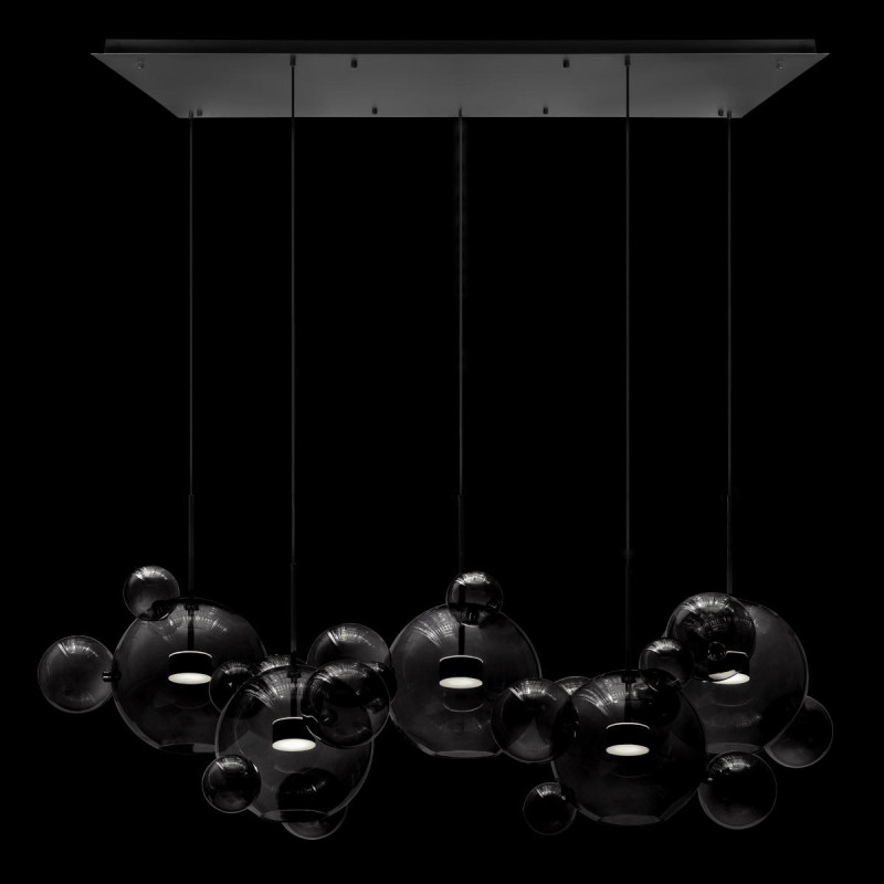 Светодиодный светильник 165 см, 50W, 3000/3500/4000K, Loft IT Bolle 2029-S5, черный