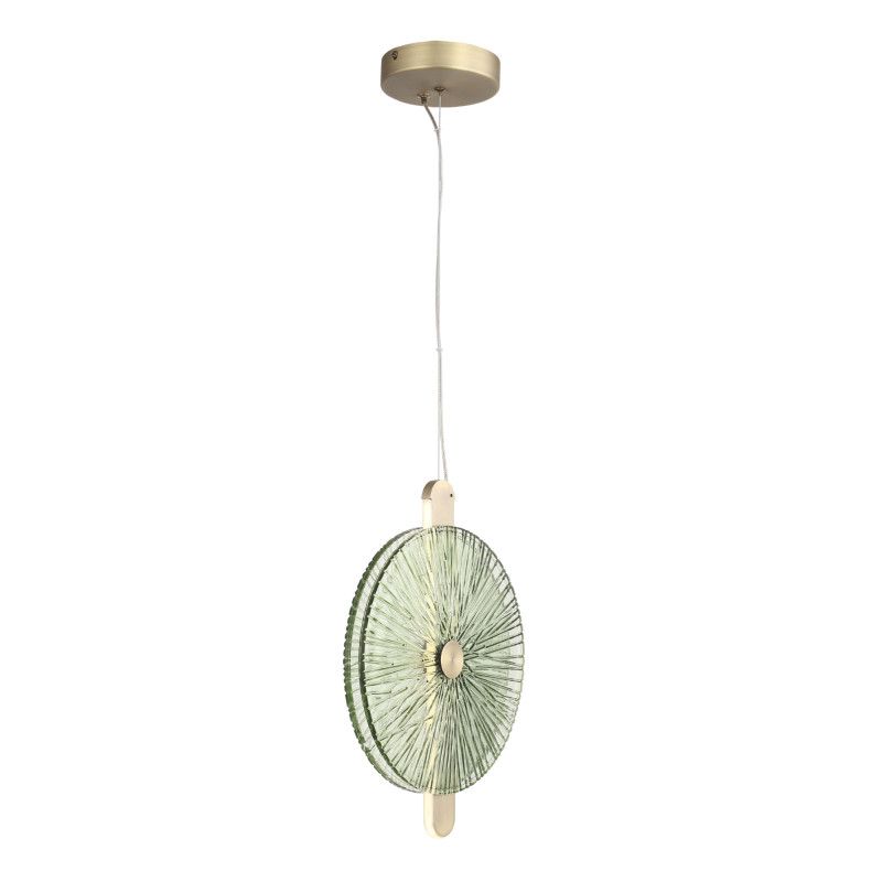 Подвесной светильник 28*3,3*37,2 см, 1*LED*11W, 4000K, ST-Luce Wasi SL6141.323.01, бронзовый