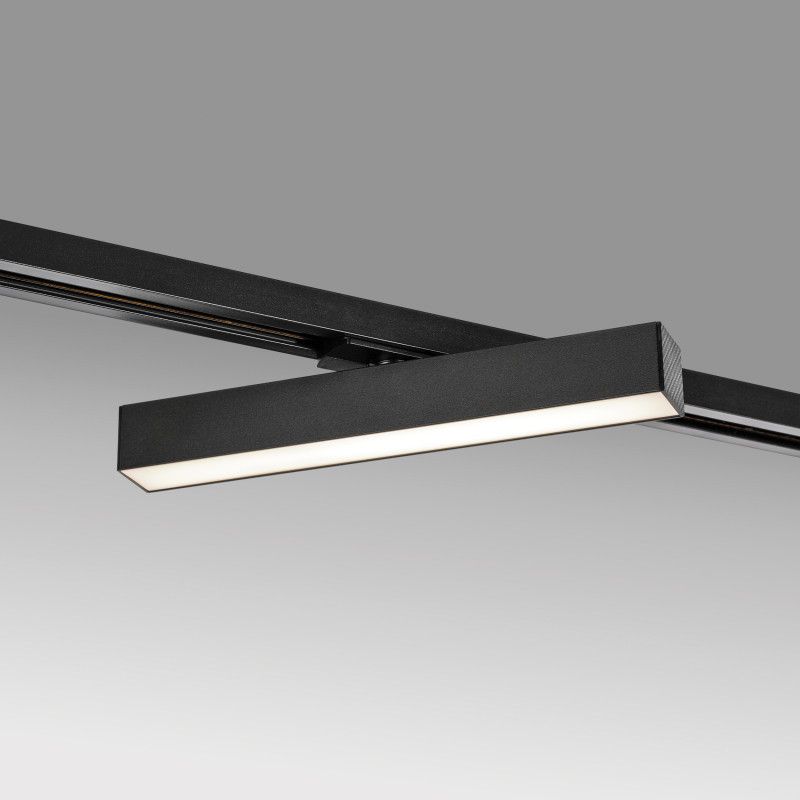 Светильник на шине 27*3,5*-3,5 см, *LED*20W, 4000K, Lightstar Lilla 202047, черный