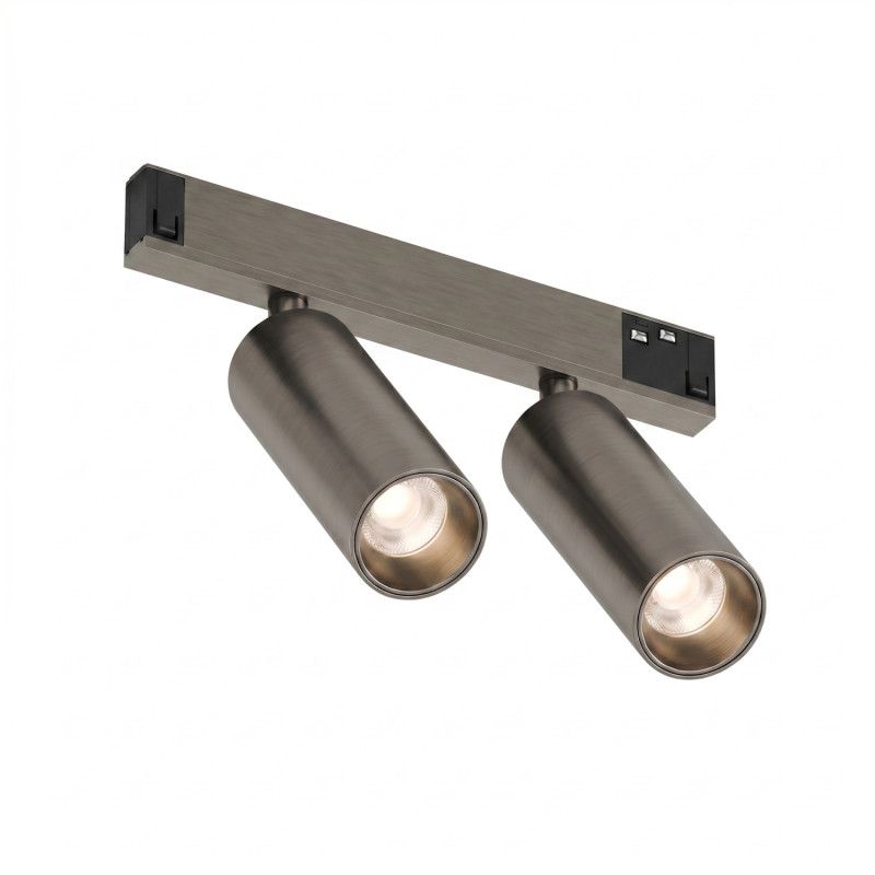 Светильник на шине 17*3,5*10 см, *LED*16W, 3000K, Denkirs SHINE PRIME SPOT 3000К | ШАЙН ПРАЙМ СПОТ 3000К DK4742-DN, темный никель