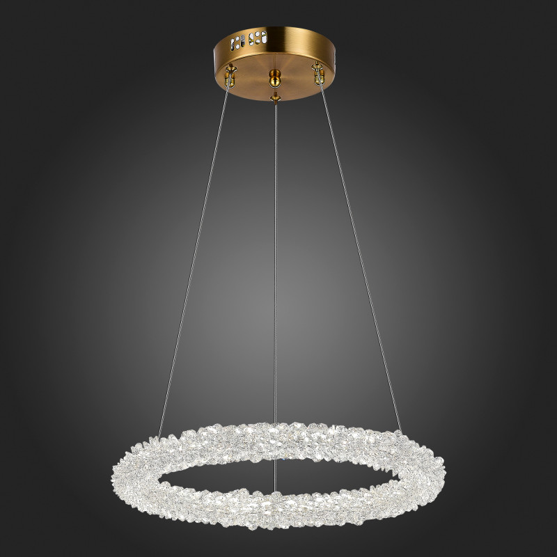 Люстра подвесная 40 см, 25W 3000 - 6500K ST LUCE AVANA SL6110.203.01 Золотистый