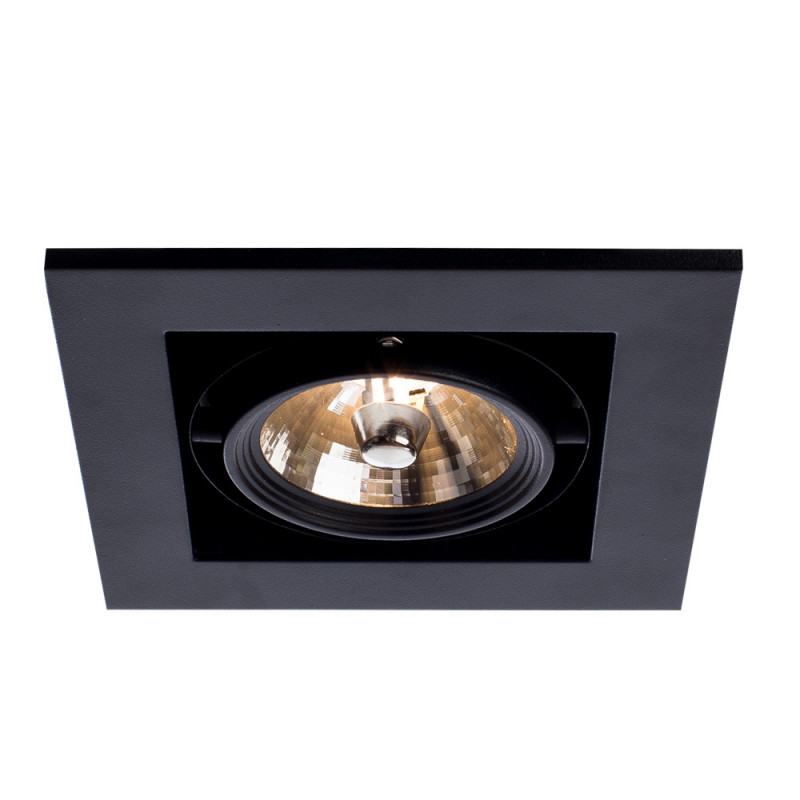 Светильник встраиваемый Arte Lamp A5930PL-1BK Черный