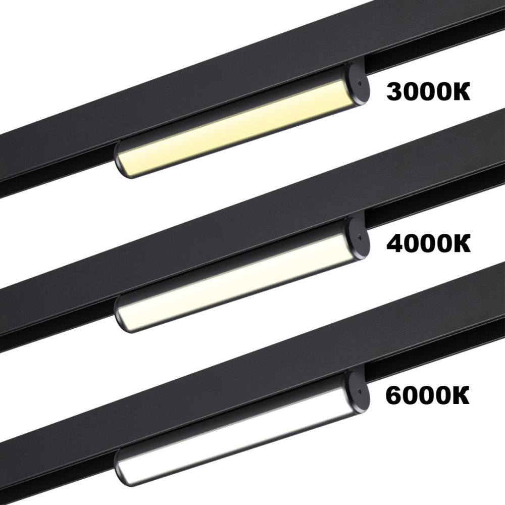 Cветильник  22,6*3,3*6 см, 1*LED*10W, 3000-6000K, Novotech VECTOR PORT 359951, черный,  диммир. пульт ДУ/Tuya Smart Life