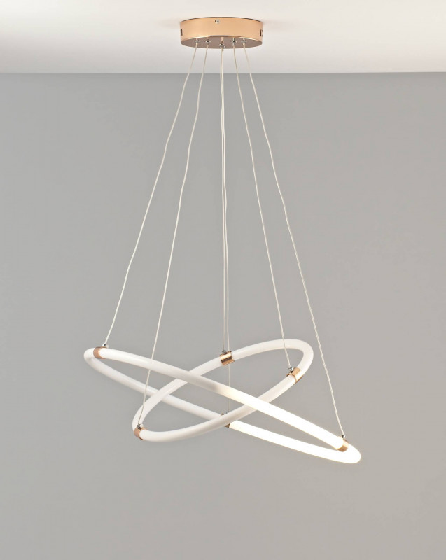Подвесной светодиодный светильник 60*100 см, LED 73 W, Moderli Lama V2914-PL Золотой