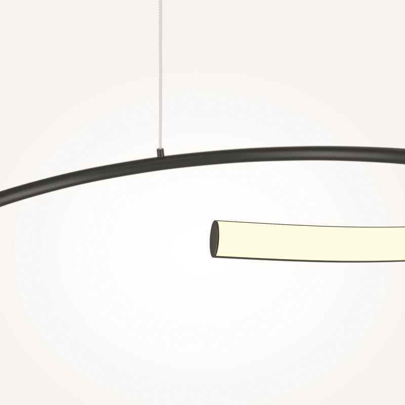 Подвесной светильник 60*60*325,7 см, LED, 31W, 4000К, Maytoni CURVE MOD242PL-L33BK черный