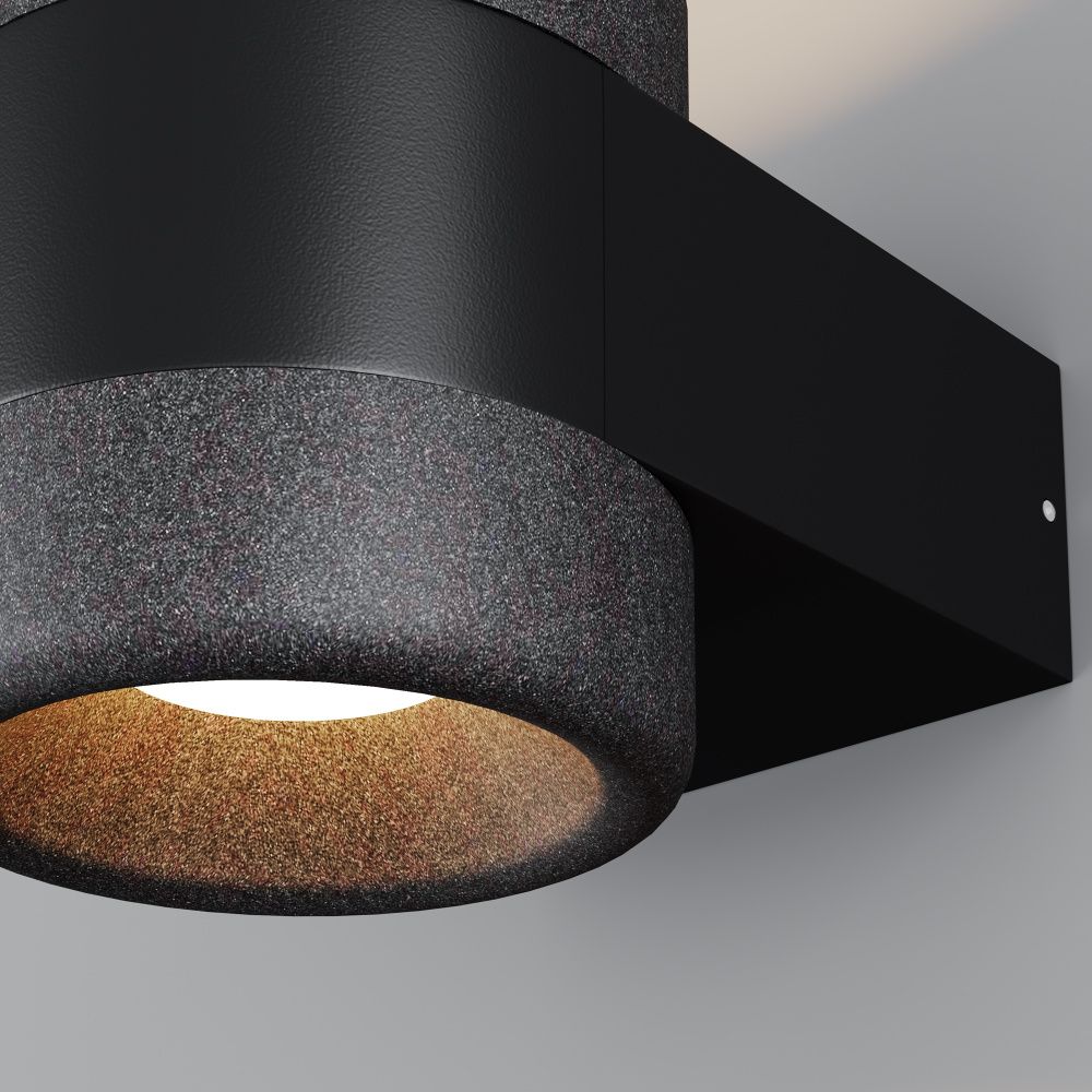 Бра Outdoor O490WL-L6B3K 8*12*-9 см, *LED*6W, K, Outdoor Orbit O490WL-L6B3K, Черный