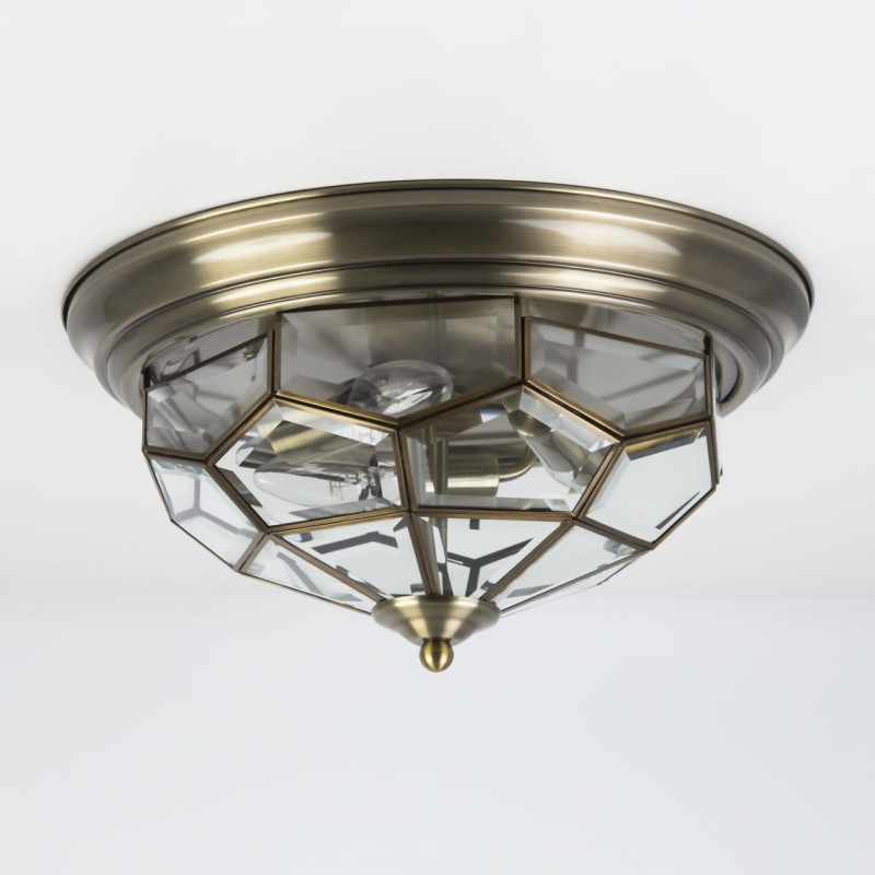 Потолочный светильник Citilux Витра-1 CL442530 бронза, диаметр 40 см