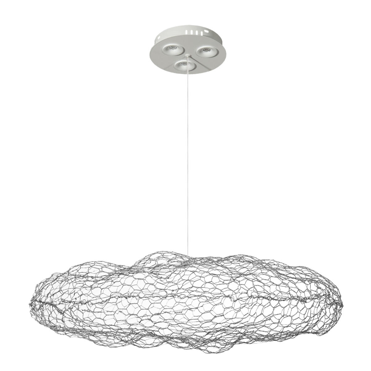 Подвесной светильник 70*38 см, LED 3000K LOFT IT Cloud 10247/700 Silver серебро