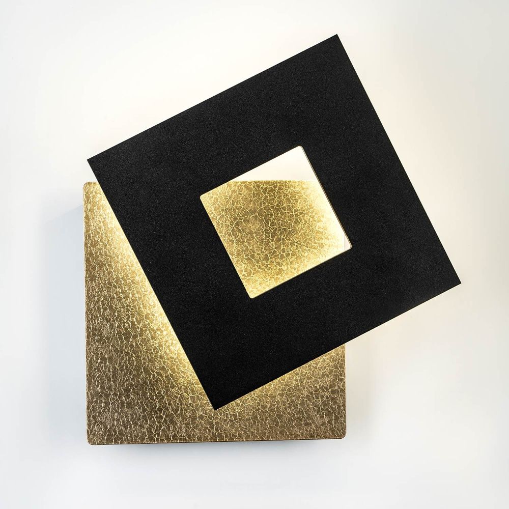 Бра 19 см, 20W, 4200K, Modelux MS.1522.180 Золото, Чёрный