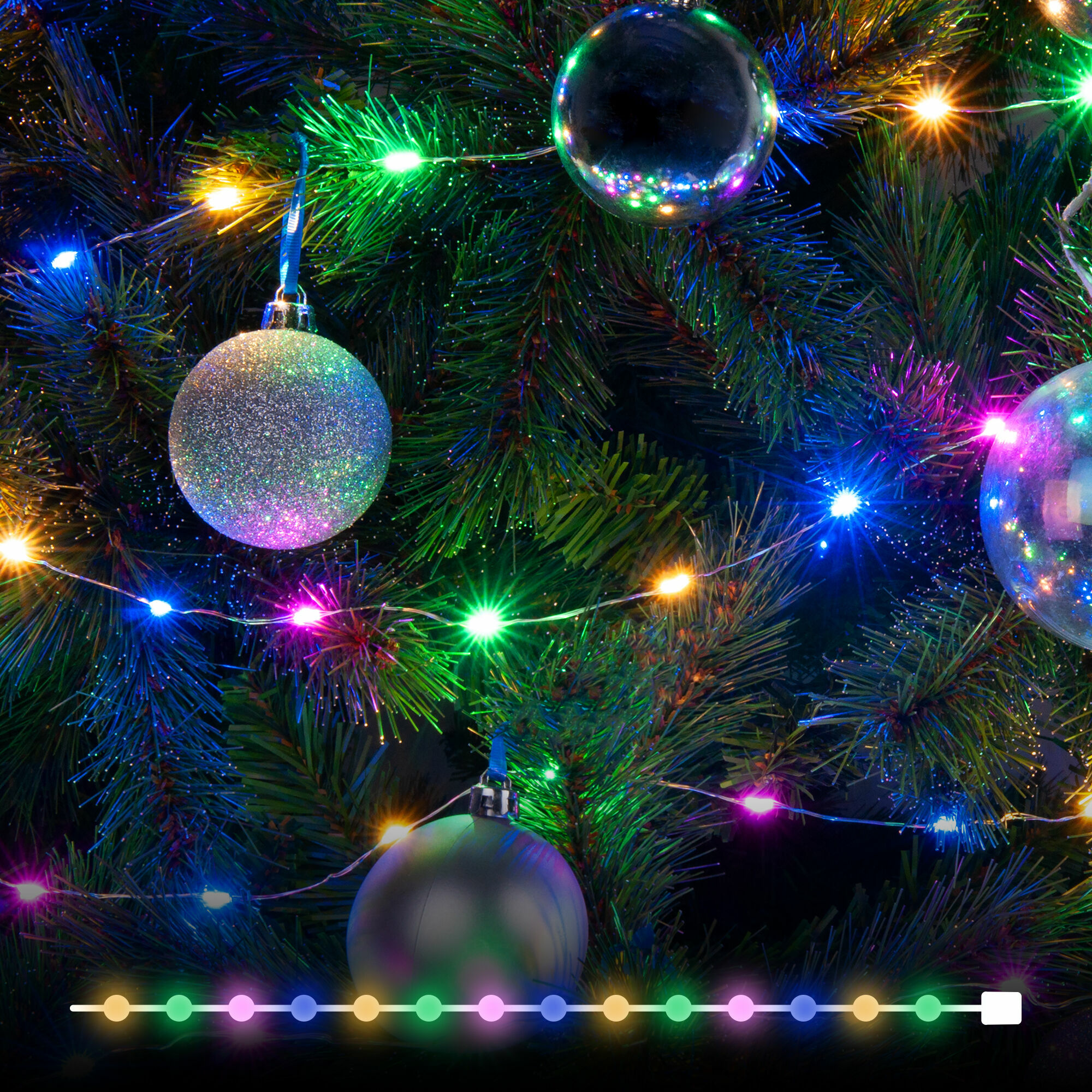 Гирлянда нить роса мульти 10М IP20 400-009 мульти 10 м IP20 Elektrostandard