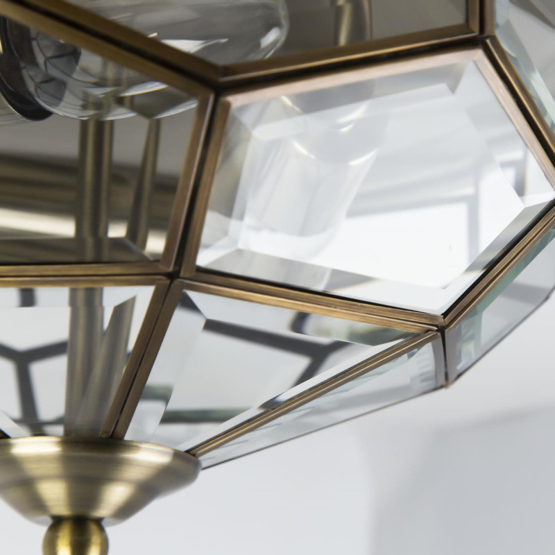 Потолочный светильник Citilux Витра-1 CL442530 бронза, диаметр 40 см