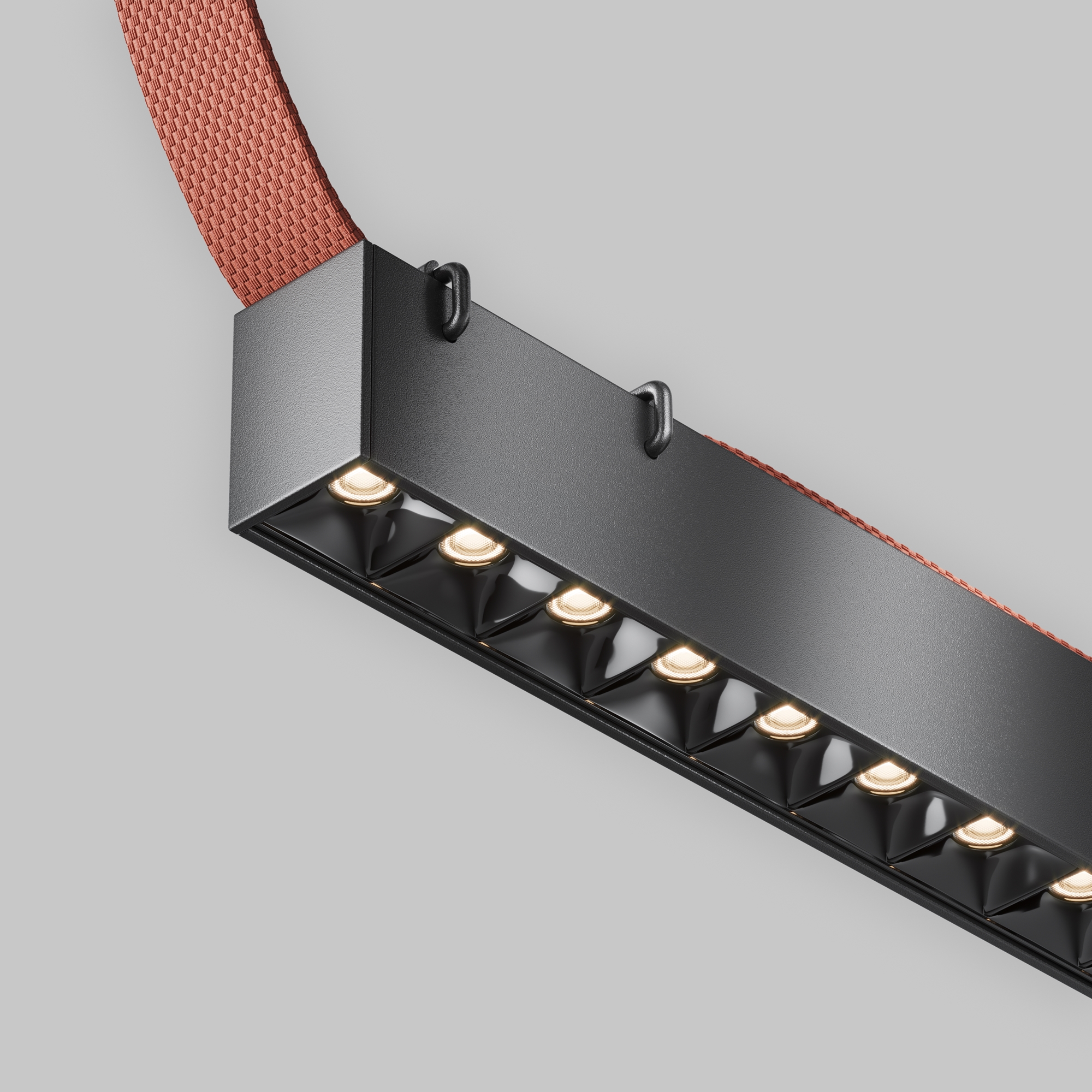 Подвесной светильник 4*32,3*4,5 см, LED*12W, 3000 К, Points TR128B-12W3K-M-B Maytoni Parity, Черный