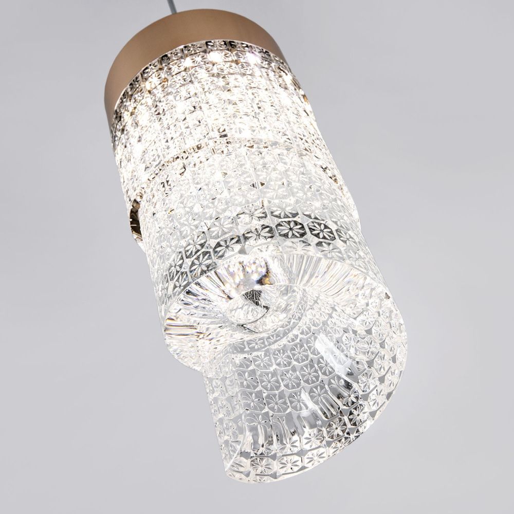 Подвесной светильник 10*10*200 см, LED 6W, 4000K, Золото MODESTYLE MS.89117.1