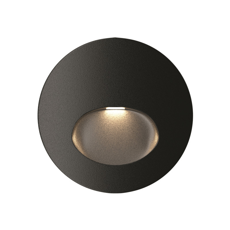 LED светильник 7 см, 3W, 3000K, Maytoni Bil O015SL-L3B3K, черный, вр 5,7 см