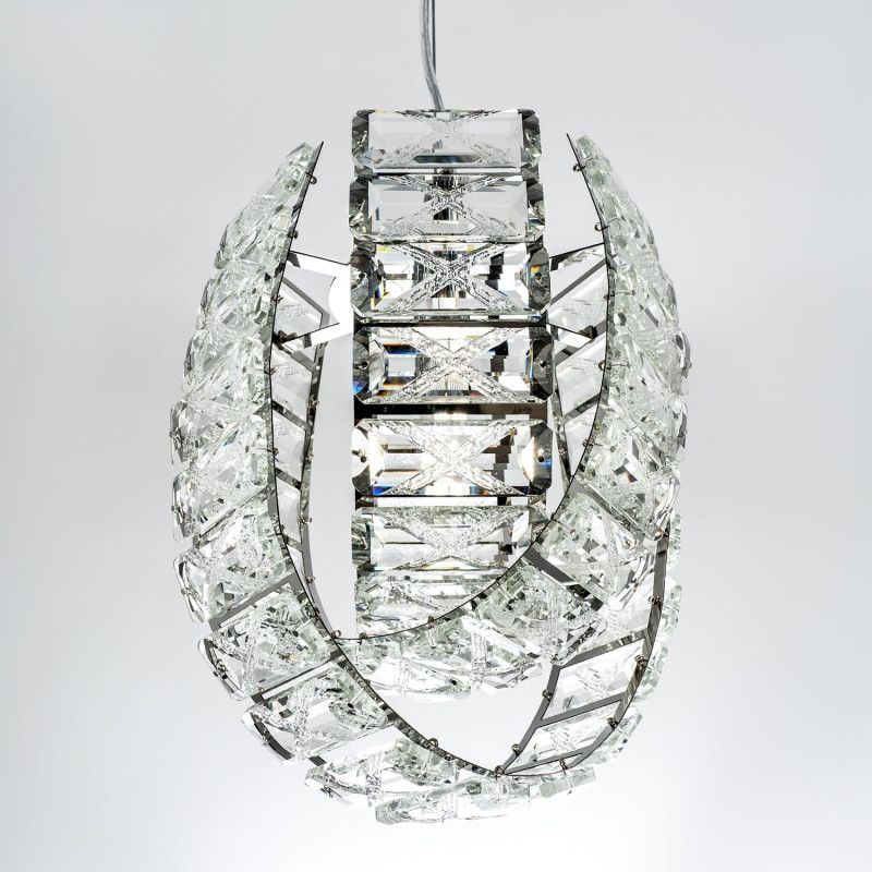 Подвесная люстра 20x20x50см, G9, 2xG9Вт, , Modelux ML.755.2 CR Хром