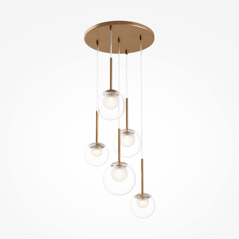 Подвесной светильник 58*64,1*344,1 см, 5 G9*20W Basic form MOD521PL-05G Maytoni, Золото