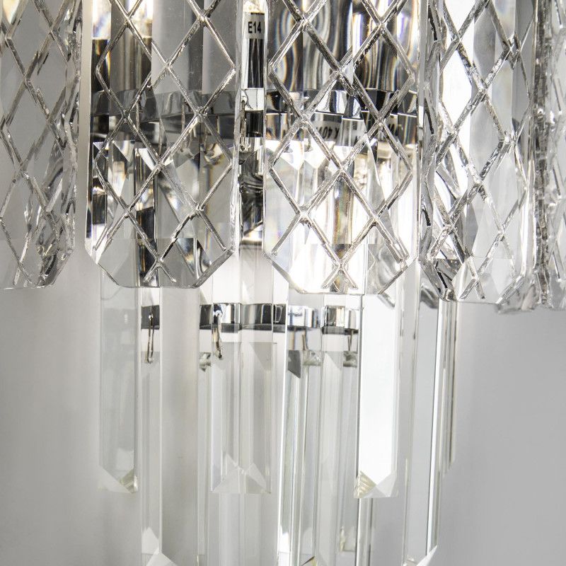 Бра 23*14*32 см, Е14 2x40W, Хром MODELUX ML.20210.2 CR