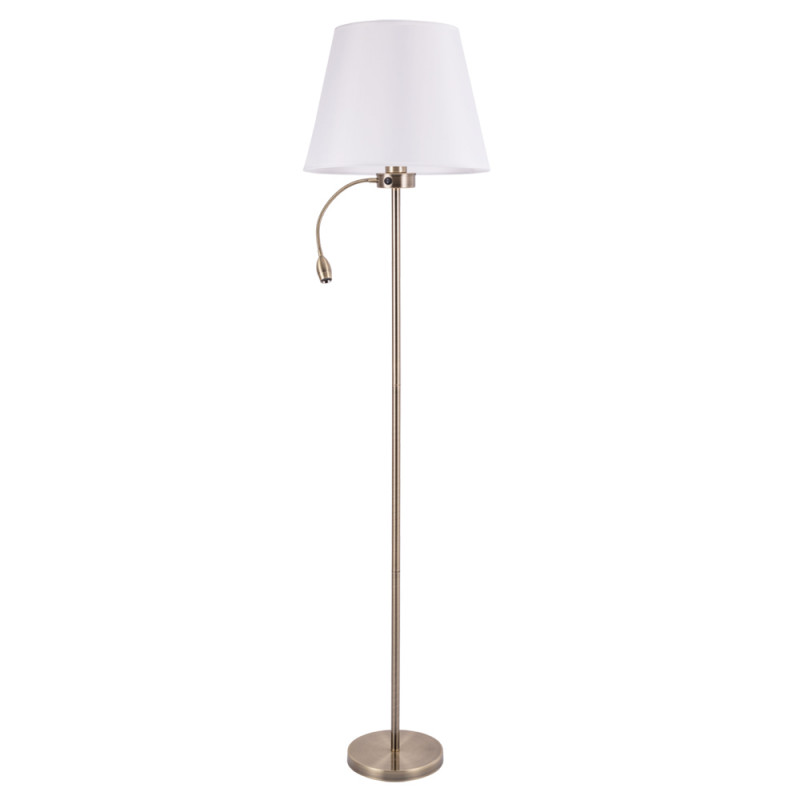 Торшер 38 см, Arte Lamp Elba A2581PN-2AB, античная бронза