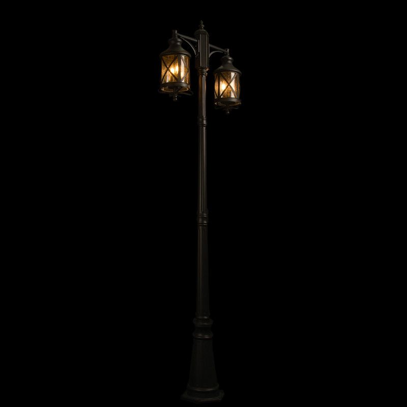 Садово-парковый светильник 68*19*-220 см, 2*E27*100W, LOFT IT Ferrara 100020/2200, черный