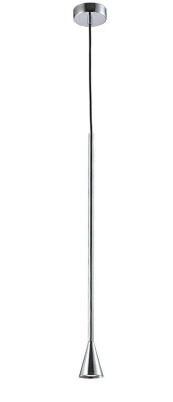 Светильник подвесной 8 см, Crystal Lux ENERO SP1 CHROME Хром