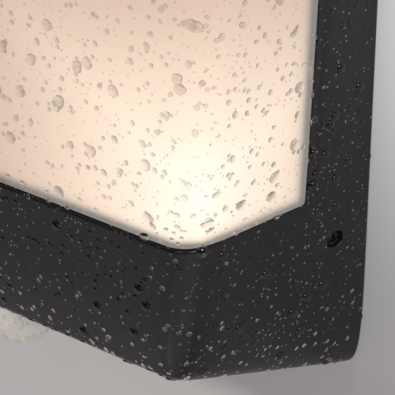 Светильник настенный 16,1*5,9*21,1 см, LED, 9W, 3000К, Maytoni Row O448WL-L9GF3KSR серый