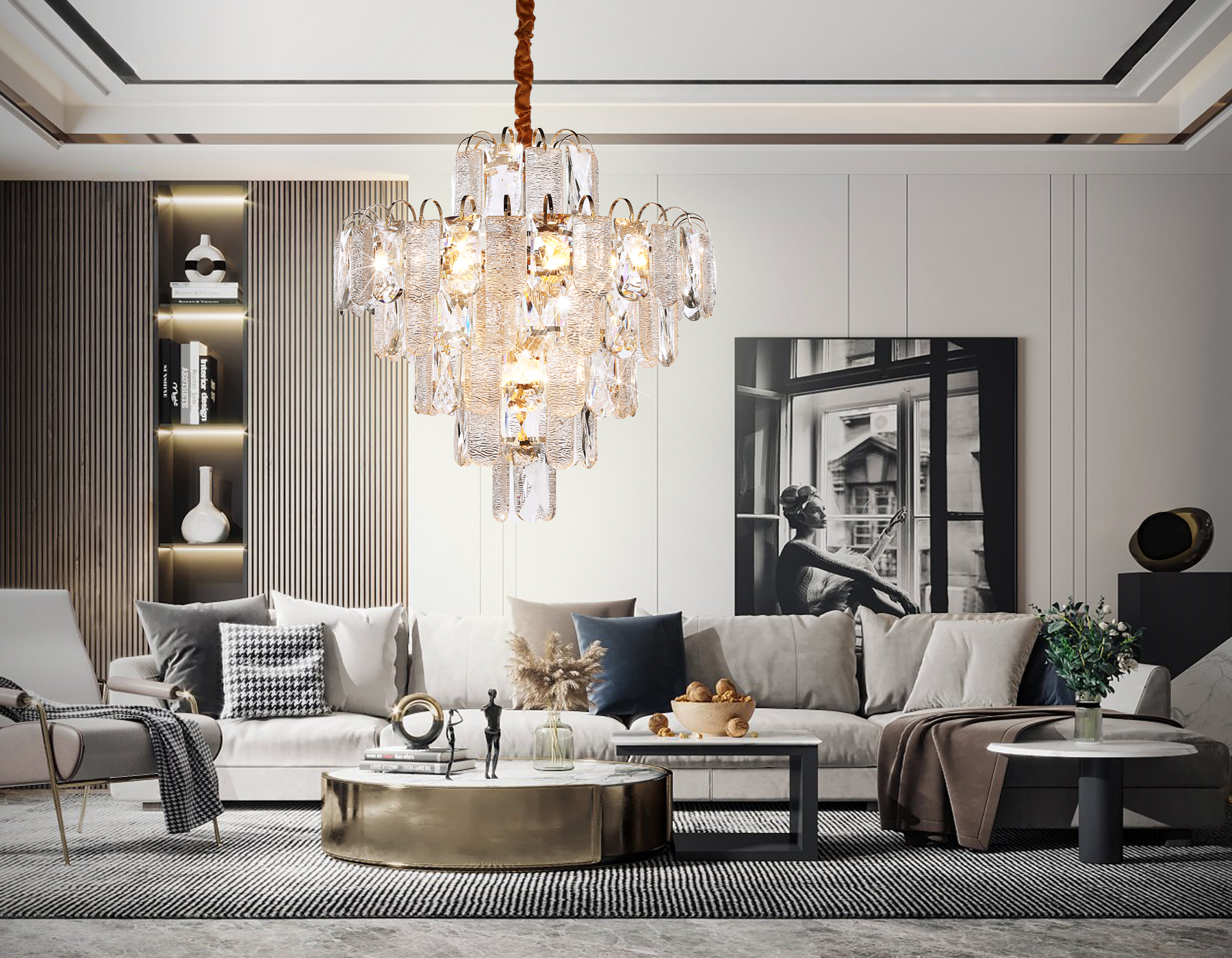 Люстра подвесная 60*61*96 см, E27 W, К, золото Ambrella Traditional Traditional TR5233