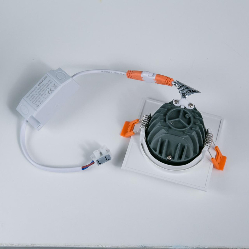 Встраиваемый светильник 9 см, 7W, 3500К Citilux Альфа CLD001KNW6, бронза
