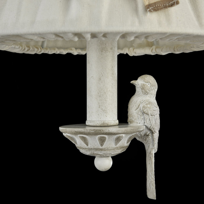 Подвесной светильник с птичкой Maytoni Bird ARM013-PL-01-W, белый