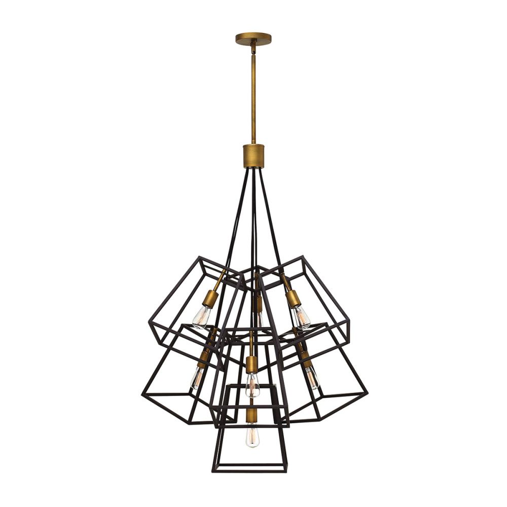 Люстра *70*149-216 см, E27*60W, Natural Concepts Hinkley Fulton HK-FULTON-7P, винтажная бронза