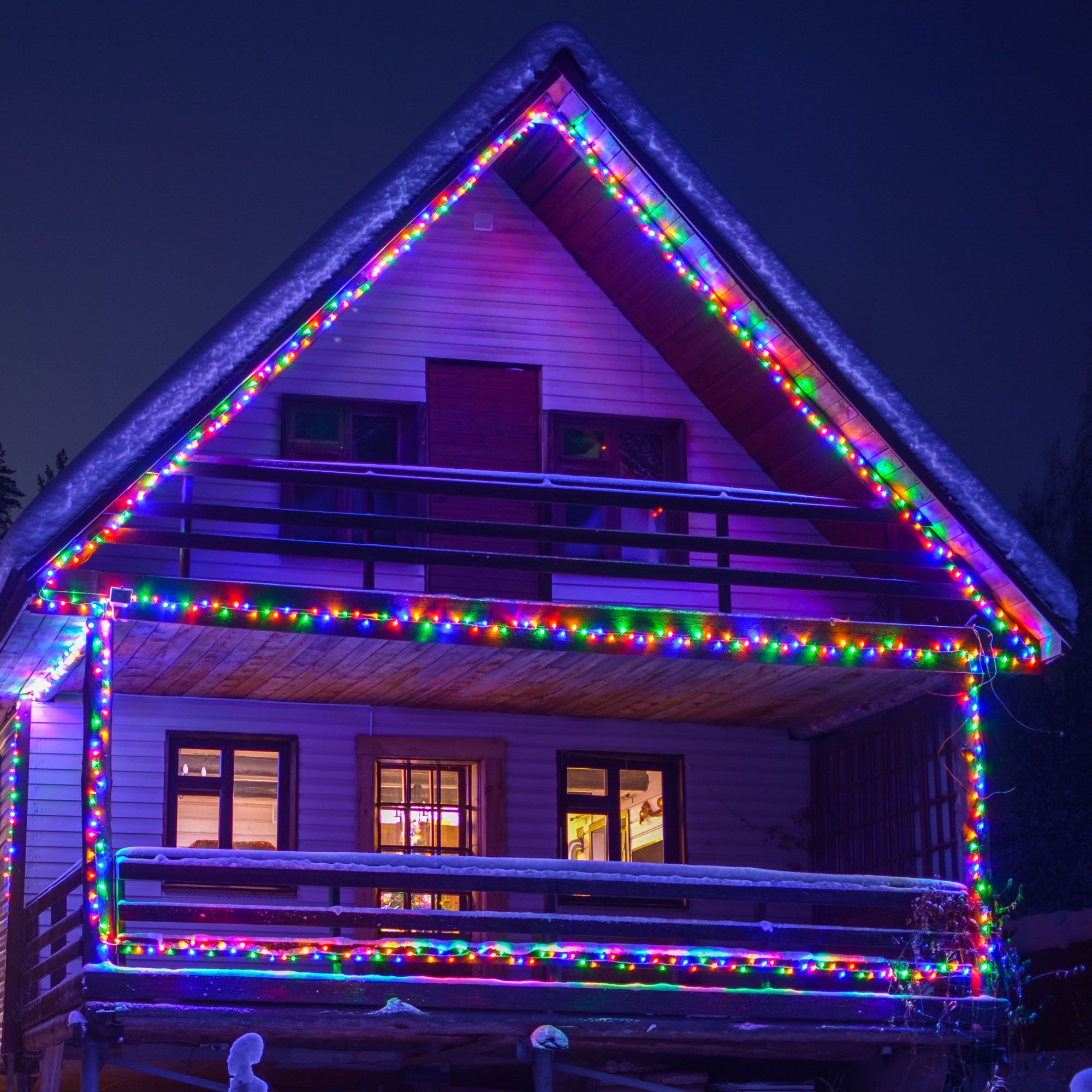 Гирлянда нить с мерцанием 10м IP65 1000 см Elektrostandard 400-101 мульти с эффектом мерцания 10м IP65